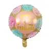 18-дюймовый надувной день рождения баллоны украшения Helium Foil Balloon Baby детей с днем ​​рождения воздушные игрушки поставки дома