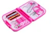 Blue Portable Travel Sewing Kits Box Needle Threads Scissor Thimble Home Tools