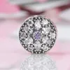 Wholes CHARM flower beads luxury designer jewelry for 925 sterling silver CZ diamond DIY bracelet beaded ladies accessories with box