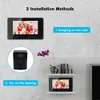 7 Inch Intercom Monitor Video Deurbel LED-beveiligingscamerasysteem Waterdichte kleur - Britse plug