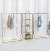 Landing Coat Hanger Golden Clothing Racks Bedroom Möbler Enkel visning av herr- och kvinnokläder Underjordisk konst 228O