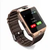 DZ09 Original Smart Watch Bluetooth Wearable Devices Smartwatch för iPhone Android Phone Watch med kameraklocka Sim/TF Slot Watch