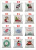 202 Designs Pillow Case Santa Claus Christmas Tree Snowman Elk Colorful Pillow Cover Home Sofa Car Decor Cushion highest quality