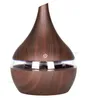 Novo 300ml usb elétrico aroma de ar difusor de ar madeira ultrasonic ars humidificador legal mistificador de névoa para casa