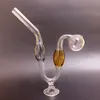 Tubo de mango de vidrio con forma de serpiente Accesorios para fumar Tabaco de colores Tubos de mano Plataforma petrolera Bong Hookah Shisha Tubo de agua