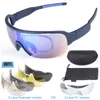 Açık Gözlük Bisiklet Spor Gözlük Moda Bisiklet Güneş Gözlüğü Taktik Değiştirilebilir Sunglass ile 2/5 Lens NO02-311