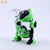 Più nuovo robot bong mano tubo in silicone R2D2 design infrangibile acrilico gorgogliatore acqua bong tempi alti silicone dab rig pentola per fumatori