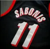 Custom Men Youth Women Vintage Arvydas Sabonis Vintage College Basketball Jersey Size S-4XL of Custom Any Name of Number Jersey