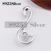 Swan Hanger Base 925 Sterling Silver Pearl Vindingen 925 Pearl Mounting for DIY Maken 5 stuks