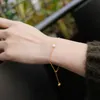 925スターリングシルバーリンクチェーンブレスレットPulseras Mujerのための新しいファッションの結婚式のバンド自然淡水真珠のブレスレット