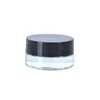 Clear Eye Cream Jar 3g 5g Contenitore per balsamo per labbra in vetro vuoto Contenitore per campioni cosmetici a bocca larga con fondo spesso LX9167