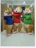 cartoon mascot costumes alvin chipmunks