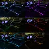 Car LED Light Strip - Música RGB néon Accent Lights - 5 em 1 com 6 metros / 236.22 polegadas, Decor Interior Atmosfera Faixa Lâmpada