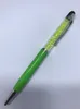 Kreativer einfacher Stil Kugelschreiber Mode Schule Bürobedarf NEUES Design Großer Edelstein Metall Kugelschreiber Tinte Schwarz Studentengeschenk