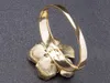 Donia gioielli Esagerazione della moda europea e americana cinque petali di fiori micro intarsiato Bracciale con zirconi Set di anelli Designer Bracel8328606