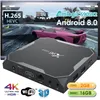 X96 ماكس Amlogic S905X2 Android 8.1 TV Box 4GB 64GB صندوق التلفزيون الذكي دعم 2.4G + 5.8G WIFI مع BT4.0 TX6