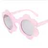 2020 New Sun Flower Round Round Kids fofos Vintage Round Óculos de sol Moda infantil óculos de sol para meninos Girls Infant Eyewear UV400