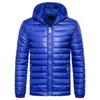 Mens Padded Bubble Hooded Coat Puffer Quilted Jacket Winter Warm Bomber Outwear