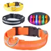 Led Dog Collar Anti-Lost/Avoid Car Accident Collar For Dogs Puppies Dog Collars Leads Pet Products JK2006XB