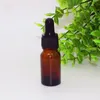 768Pcs Lot Empty Glass Dropper Bottle Child Proof 10ml Packaging Glass Essential Oil Display Vial Small Serum Perfume Amber Color