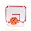 Conjunto de basquete portátil dobrável para interior, suspensão livre, MINI, armação de basquete de plástico, mini jogo de rede de basquete, anel de argola