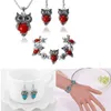 Alloy Natural Stone Jewelry Set With Owl Shape For Wedding Party Christmas Gifts Women Costume Jewelry Accessories