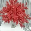 6 adet 60 cm Yapay Rime Çiçek Şube Bitki Duvar Düğün Peyzaj Için Archway Tavan Ev Hotal Ofis Bar Dekoratif