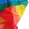 150 * 90 см декор радуги баннер мини-радуга гей гордости флага с флагштом 14 * 21см струнный флаг лесбиянок ЛГБТ радуги флагов BH2023 TQQ