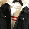 Hurtownie - Kurtki Mężczyźni Wysokiej Jakości Mężczyzna Vintage Jean Jacket Płaszcz Streetwear Chaqueta Hombre 3XL