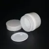 20g 30g 50g Glass Jar White Porcelain Cosmetic Jars with Inner PP liner Cover for Lip Balm Face Cream