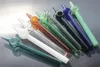 QBsomk New mini nectar collector 6inches mini nectar straw nectar taster glass smoking accessories three colors for choice