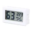 Novo preto / branco FY-11 Mini Digital LCD Ambiente Termômetro Higrômetro Medidor De Temperatura E Umidade Na sala geladeira icebox LX6323