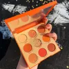 GUICAMI 9 Colors Baby Got Peach Glitter Fruit Eyeshadow Makeup Pallete Summer Shiny Diamond Pigmented Summer Eye Shadow Palette Cosmetic