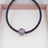 Andy Jewel Perles en argent sterling 925 Asymétrique Coeurs d'amour Charme Rouge Rose Cz Royal Violet Cristaux Charms Convient au style européen Pandora