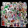 The Joker Stickers Waterproof etiqueta do carro para geladeira bagagem Moto Car Mala Moda Adesivo Laptop 50pcs 1 Opp saco Free Ship