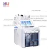 6in1 Hydrafacial الصغيرة فقاعة جلدي الجلد أدوات العناية BIO بالموجات فوق الصوتية RF هيدرا ديب الوجه المسام نظيفة آلة الجمال تدليك الوجه