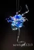 Vendita calda Sea Blue Color Art Decor AC110V -240V Fancy Elegante sorgente luminosa a LED 100% Lampade a sospensione in vetro soffiato a mano