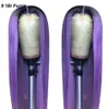 Ishow resalta P4 / 27 Peluca Recto 13x4 Body Wave Onda Color T Parte Pelucas delanteras de encaje de cabello humano pre-arrancado