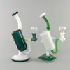 8-Inch Perc Water Pipe Glass Bong - New Design, 14mm Joint