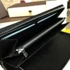 Incroyable qualité bas prix gros concepteur grand Zippy organisateur en cuir véritable grand portefeuille tient facilement chéquier billets d'avion stylo sac