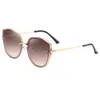Óculos de sol de luxo Polarizado Cat Eye Fashion 2021 Óculos de Sol Designer Integrado Enviar Personalidade Feminino Óculos UV400 Últimas Caixa HSLAT