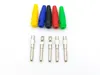 1000pcs 5 Color 4mm Banana Plug FOR Audio Speaker Connectors