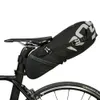 ROSWHEEL 131414-A велосипедный подседельный мешок 8L Велоспорт задний пакет плотная выдвижная сумка-черный