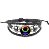 Sinal do arco-íris pulseira LGBT 18 MM Ginger Snap botão charme para homens gays mulheres lésbicas pulseira corda de couro moda jóias presente