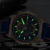 2019 New Mens Watches Top Brand Mens Sport Watch Chronograph Waterproof Quartz Wrist Watch Relogio Masculino Box305D