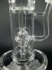 12.6 tum glas vatten bongs vattenpipa inline perfekta filter dab riggrör 14mm fog