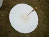 Paper Brida Wedding Umbrella White Parasols Handmade Plain Chinese Mini Craft Umbrella For Hanging Ornaments 4 Sizes HH7-993