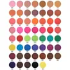 1 stücke Einzelne Lidschatten Pulver DIY Vibrant Shinning Lidschatten Runde Farbe 120colors für wählen