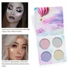 4 colors northern lights Bronzers eye shadow chameleon highlighter face glow palette facail body shimmer powder free ship 3