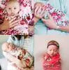 Europa baby blommor swaddle wrap filt wraps filtar plantskola sängkläder handduk baby spädbarn inslagna tyg med huvudband 14663
